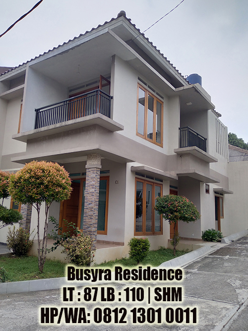 ual Town House Busyra Residence Murah 1,8 M di Jakarta Timur