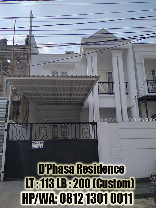 Jual Town House D'Phasa Residence Murah 3 M di Jakarta Timur