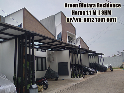 Jual Rumah Green Bintara Residence Murah 1,1 M di Jakarta Timur