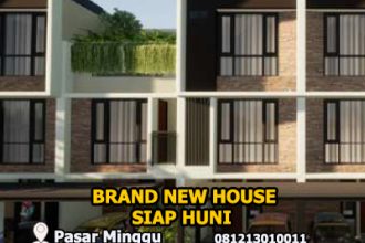 Jual Cluster Semi Furnish 2 Lantai di Pasar Minggu Jakarta