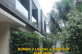 Jual Cluster 3 Lantai Privat Pool Siap Huni di Kemang Strategis