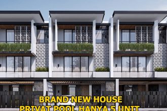 Jual Cluster 3 Lantai Mewah Privat Pool di Kemang Dekat Senayan